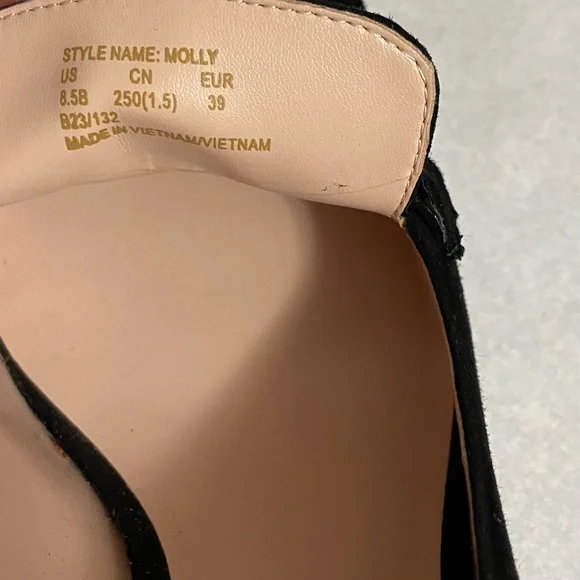 Kate Spade Womens Black Suede 2" Pumps Size 8.5 B - Picture 8 of 10